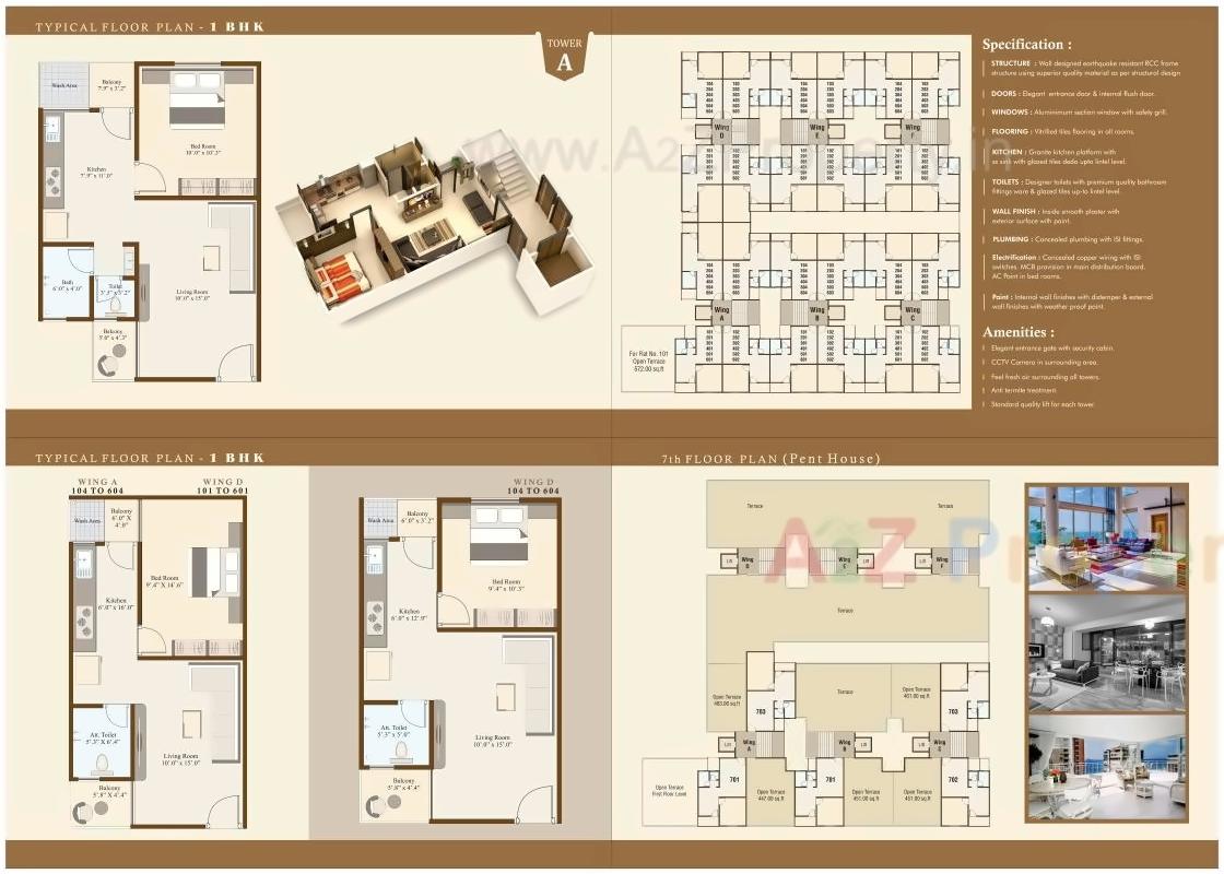 Layout of real estate project Vallabh Residency located at Savad, Vadodara, Gujarat