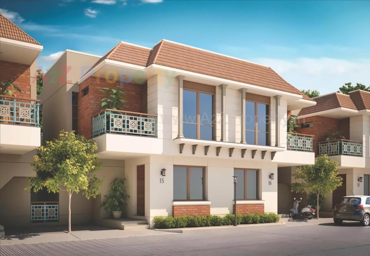 3D Elevation of real estate project Vallabh Vatika located at Vadsar, Vadodara, Gujarat