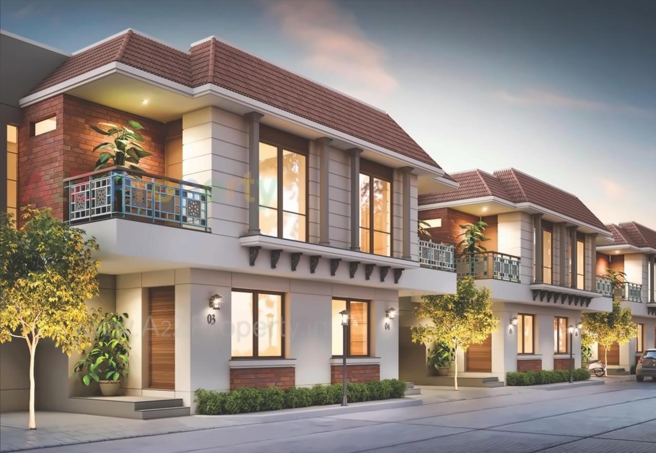 3D Elevation of real estate project Vallabh Vatika located at Vadsar, Vadodara, Gujarat