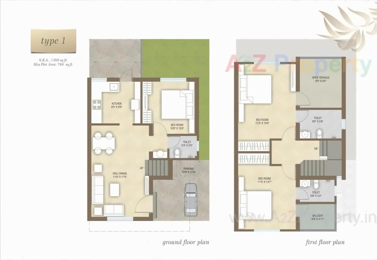 Layout of real estate project Vallabh Vatika located at Vadsar, Vadodara, Gujarat
