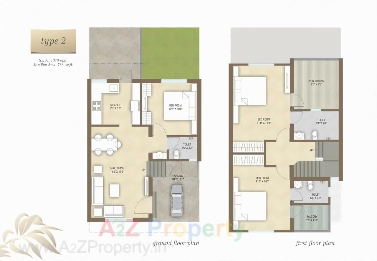 Layout of real estate project Vallabh Vatika located at Vadsar, Vadodara, Gujarat