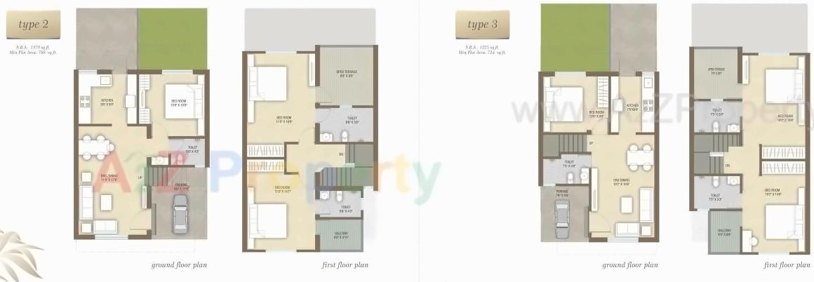 Layout of real estate project Vallabh Vatika located at Vadsar, Vadodara, Gujarat