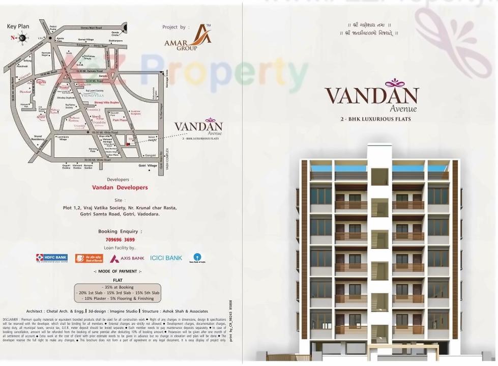  of real estate project Vandan Avenue located at Gotri, Vadodara, Gujarat