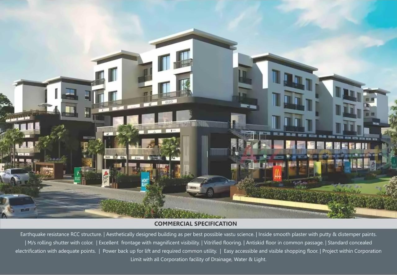 3D Elevation of real estate project Vardhaman Enclave located at Atladara, Vadodara, Gujarat