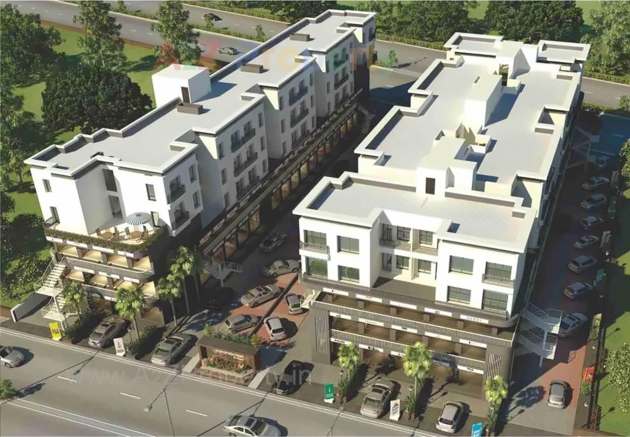 3D Elevation of real estate project Vardhaman Enclave located at Atladara, Vadodara, Gujarat