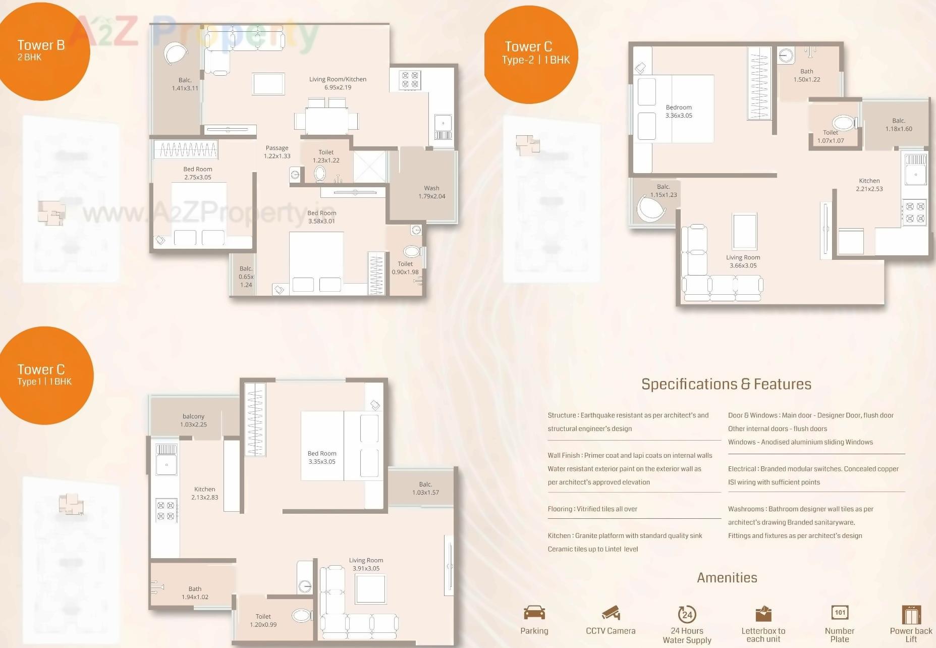 Layout of real estate project Varniraj Palace located at Kapuri, Vadodara, Gujarat
