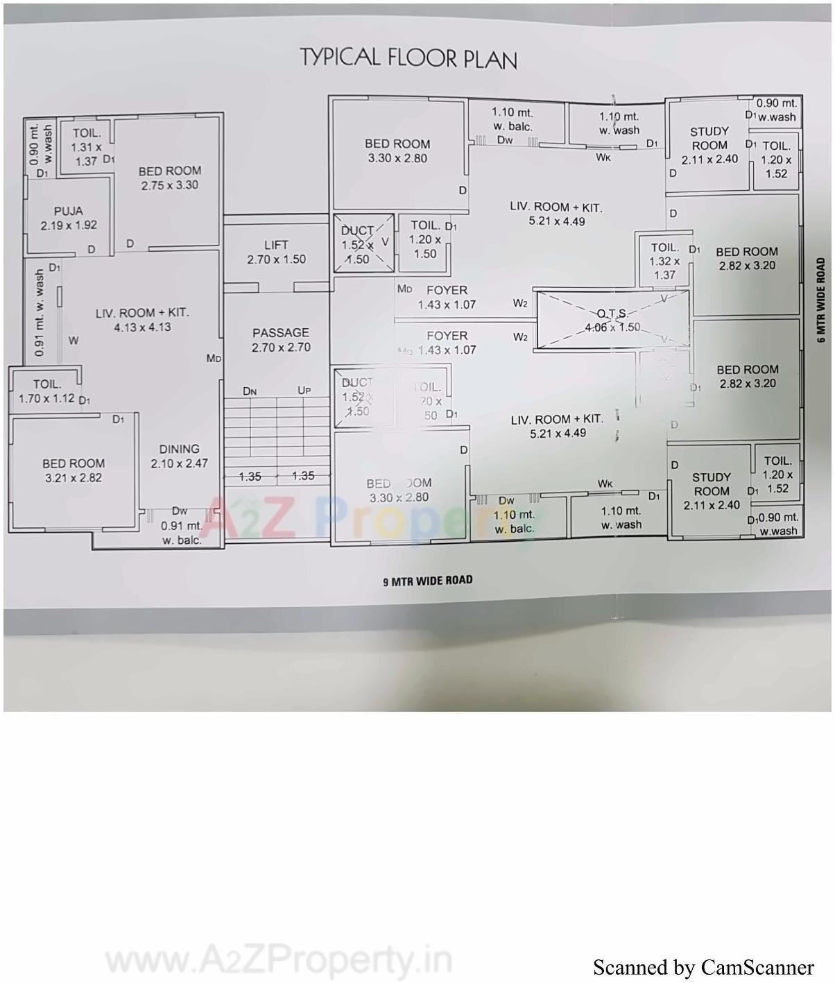 Layout of real estate project Ved Villa located at Akota, Vadodara, Gujarat