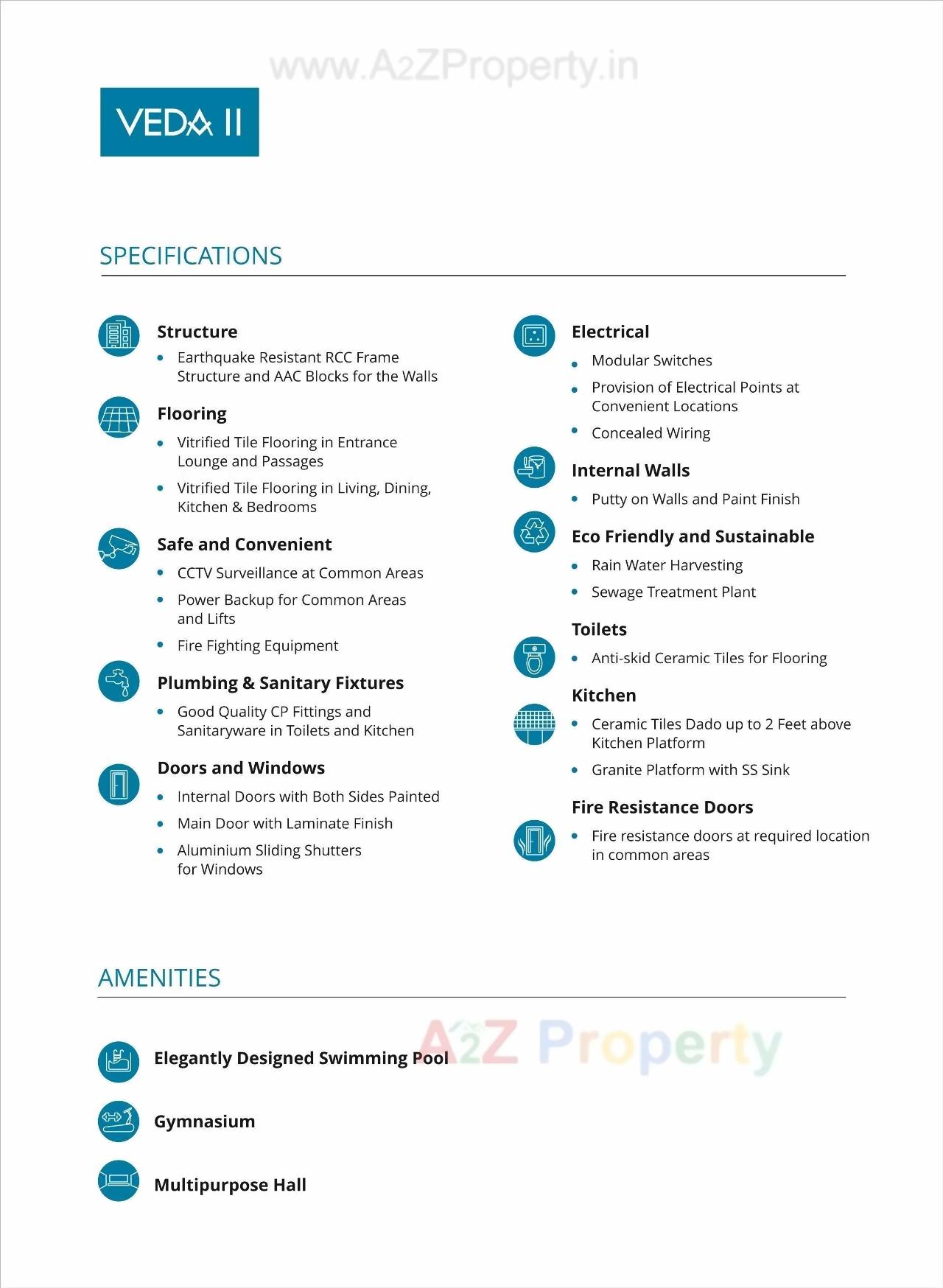  of real estate project Veda Ii located at Chhani, Vadodara, Gujarat