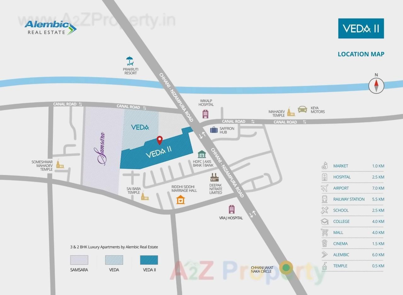  of real estate project Veda Ii located at Chhani, Vadodara, Gujarat