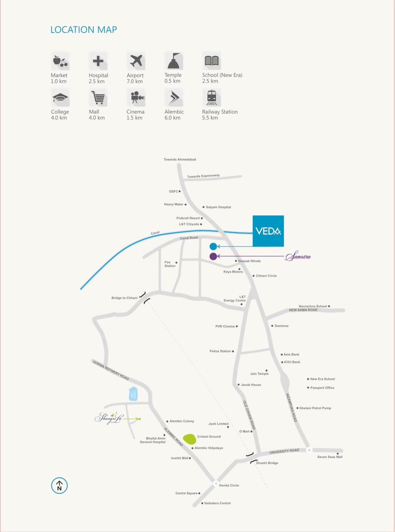  of real estate project Veda located at Vadodara, Vadodara, Gujarat