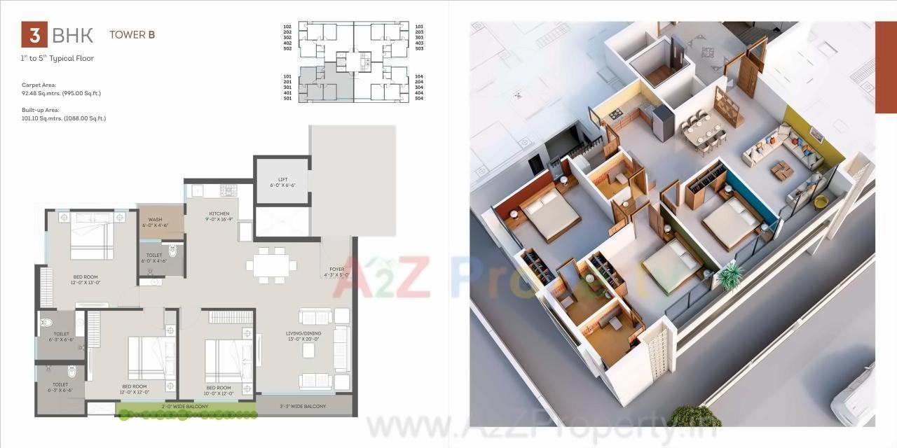 Layout of real estate project Vedant Eminent located at Jetalpur, Vadodara, Gujarat