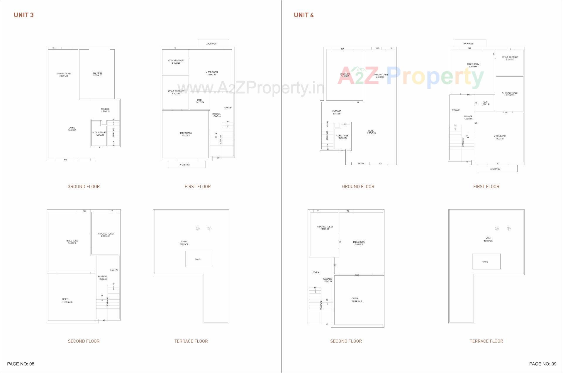 Layout of real estate project Vedant Villas Ii located at Bil, Vadodara, Gujarat