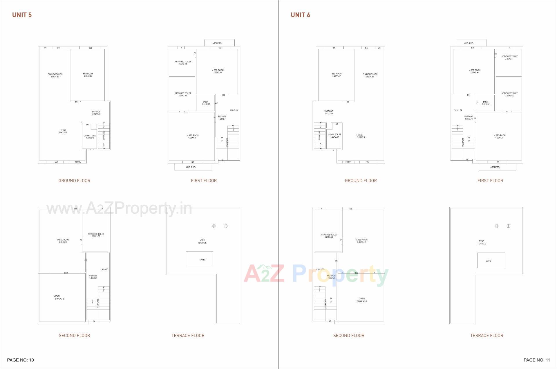 Layout of real estate project Vedant Villas Ii located at Bil, Vadodara, Gujarat