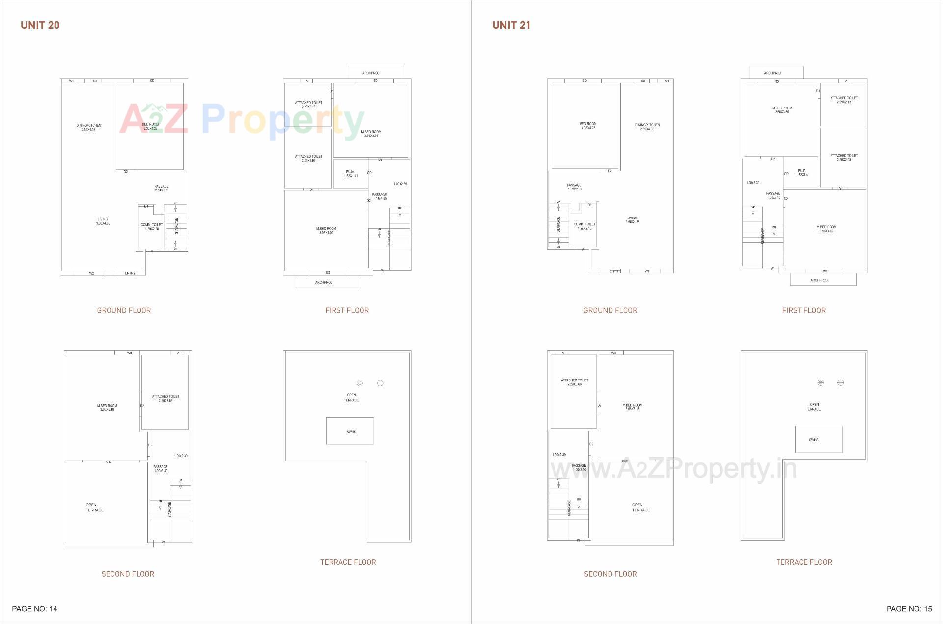 Layout of real estate project Vedant Villas Ii located at Bil, Vadodara, Gujarat