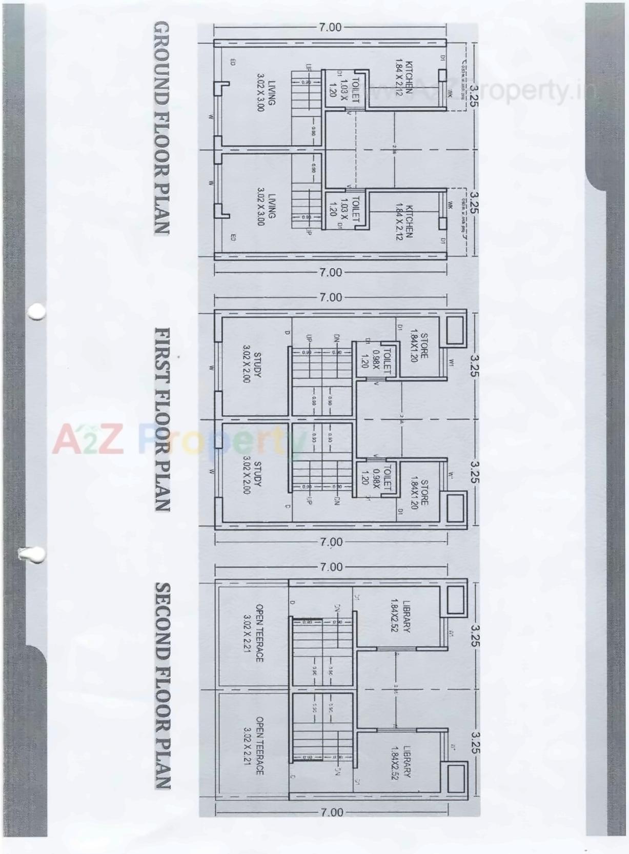 Layout of real estate project Veer Villa located at Sayajipura, Vadodara, Gujarat