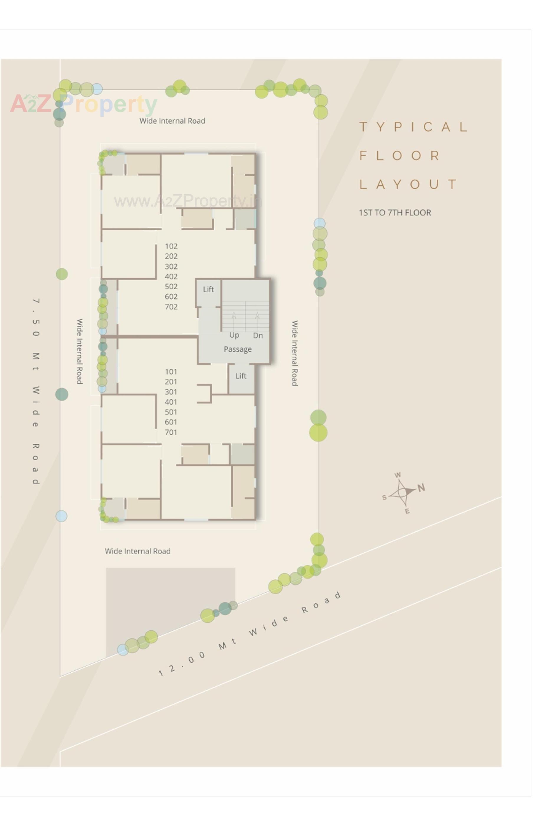 Layout of real estate project Verona County located at Vadodara, Vadodara, Gujarat