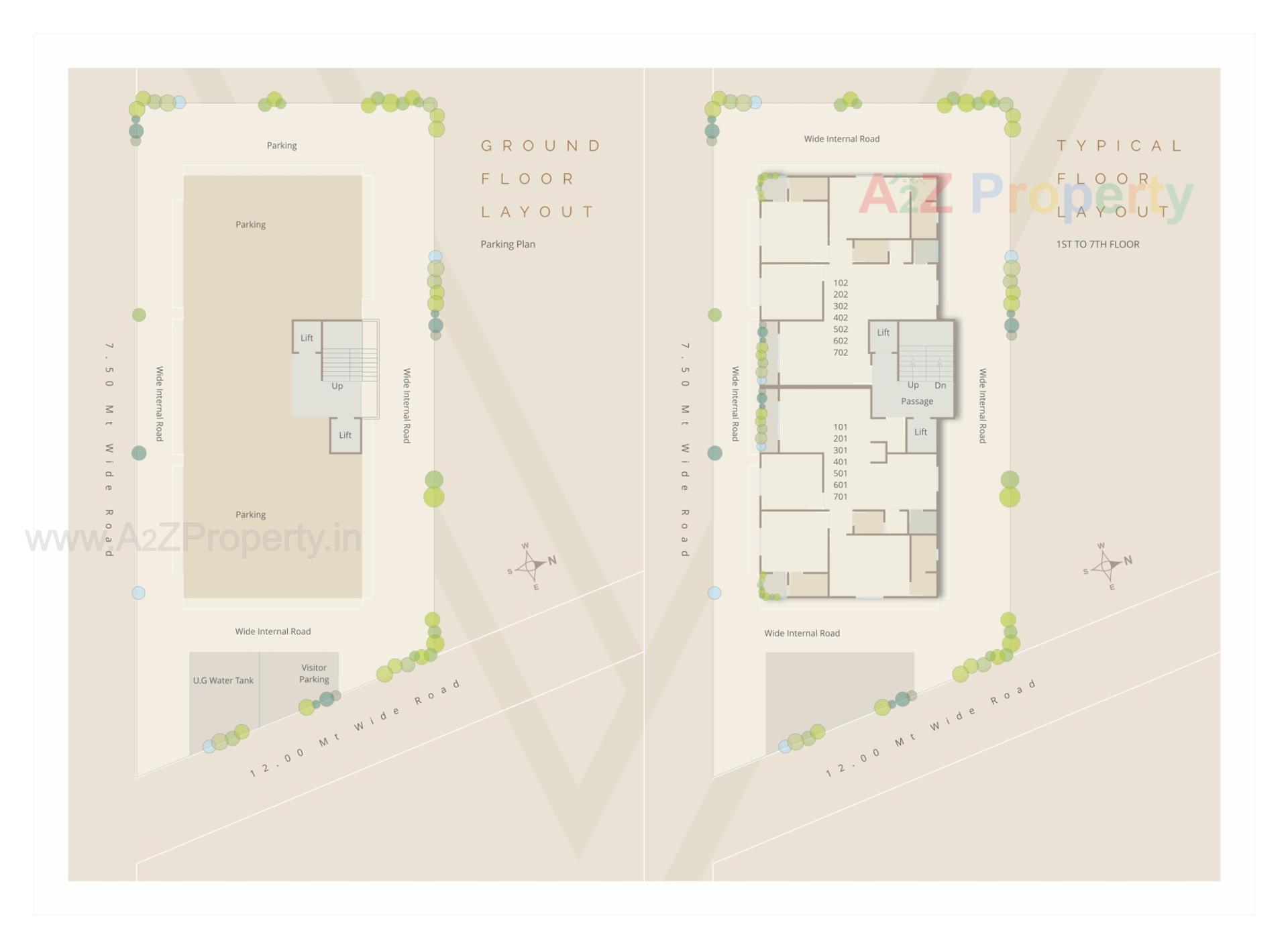 Layout of real estate project Verona County located at Vadodara, Vadodara, Gujarat