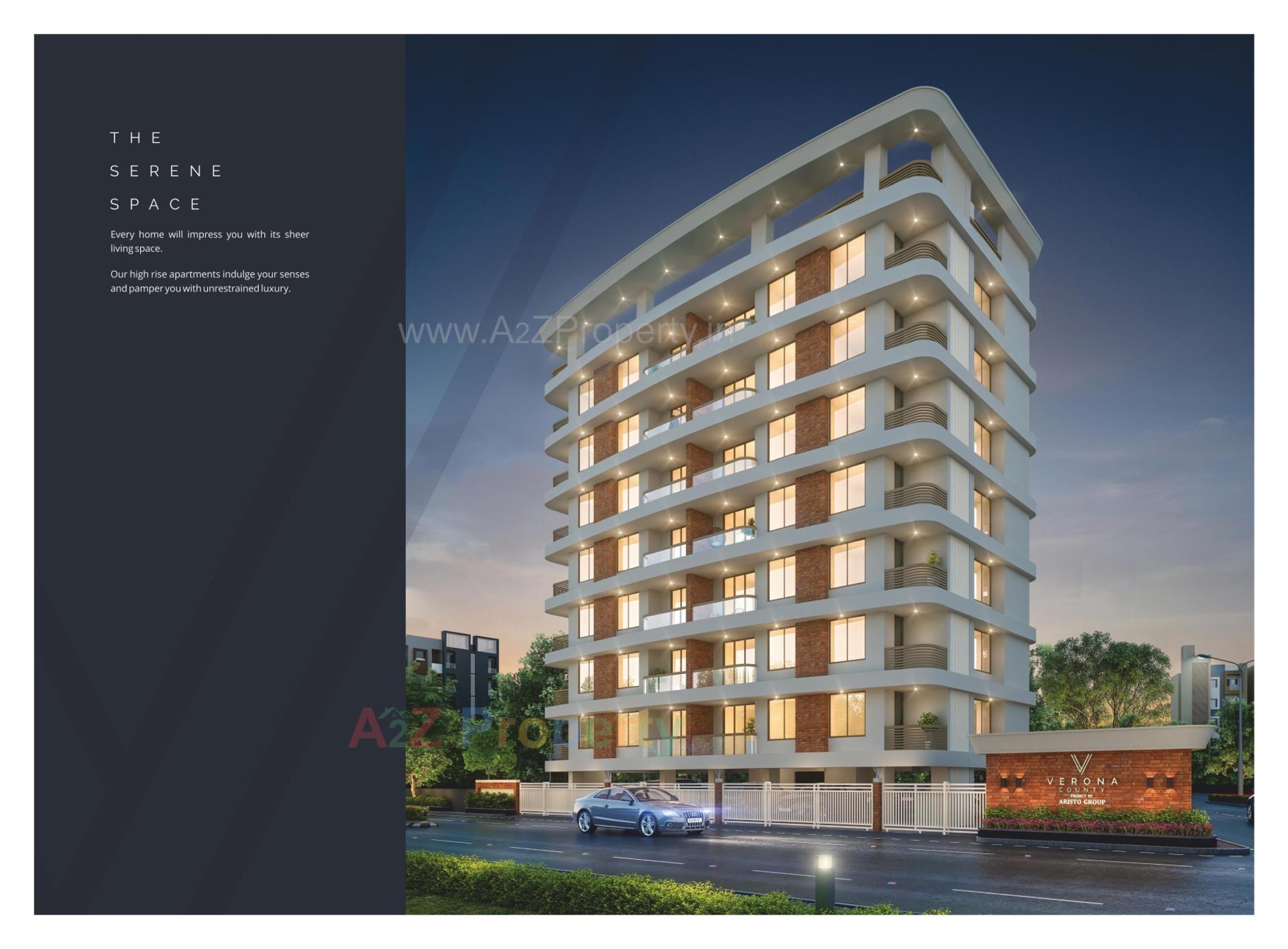 3D Elevation of real estate project Verona County located at Vadodara, Vadodara, Gujarat