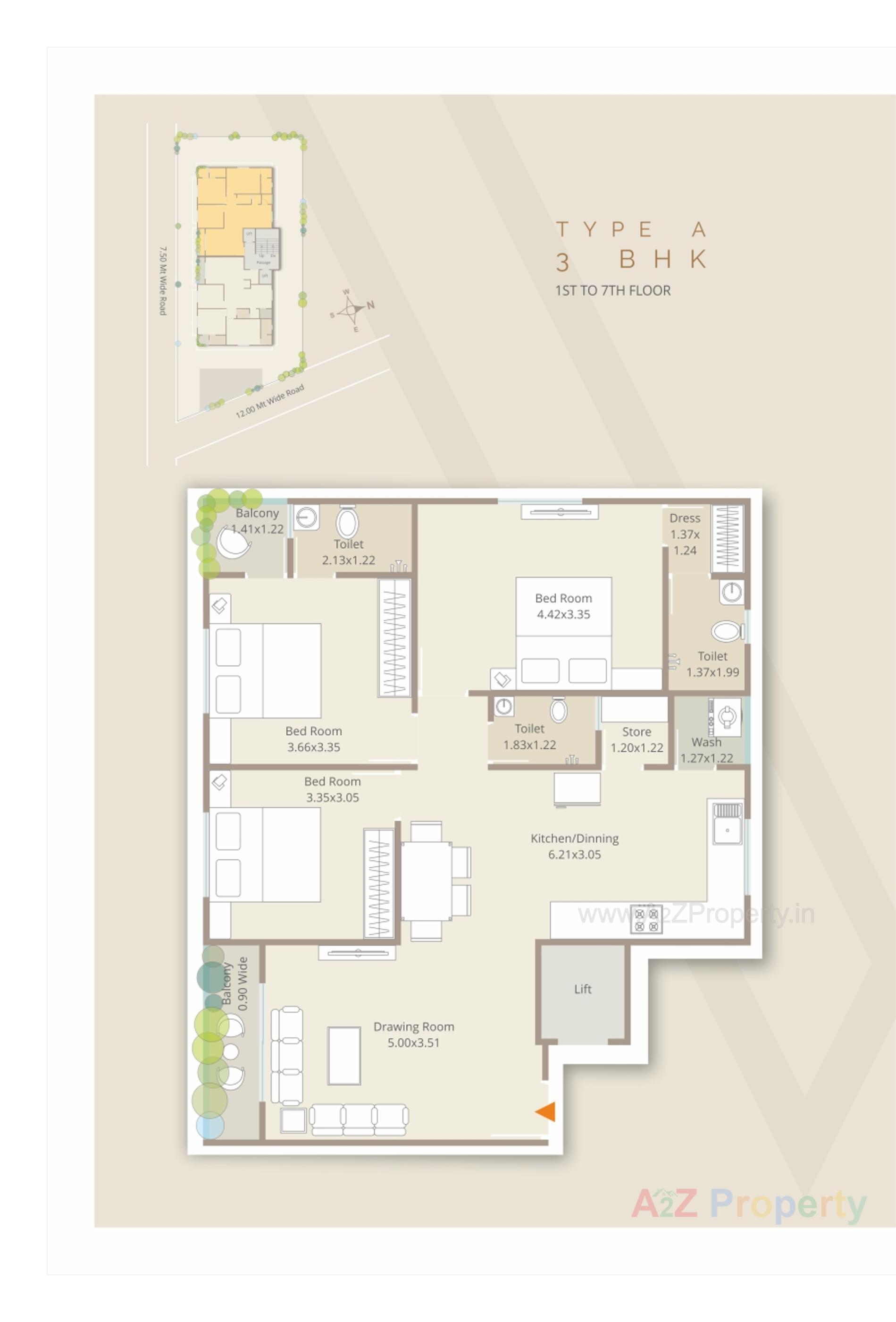Layout of real estate project Verona County located at Vadodara, Vadodara, Gujarat