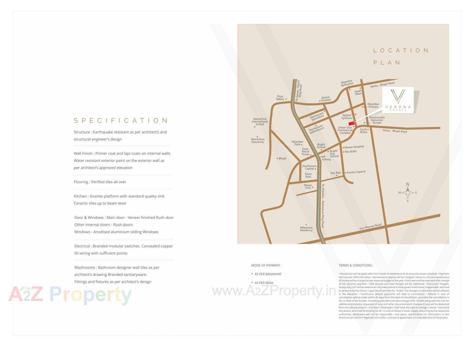  of real estate project Verona County located at Vadodara, Vadodara, Gujarat