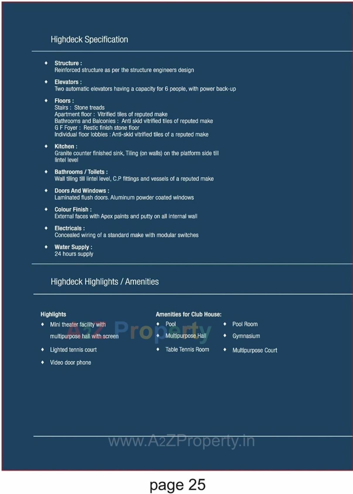 Project Specifications