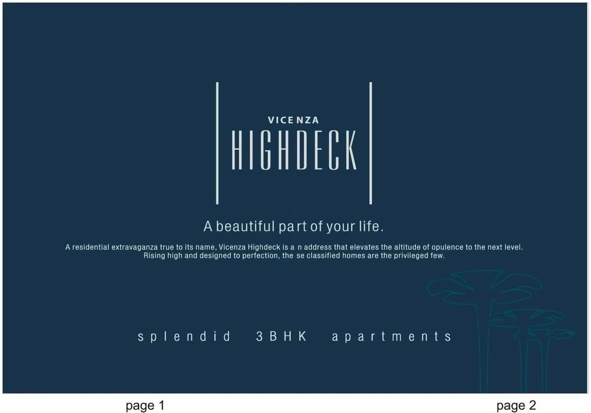  of real estate project Vicenza Highdeck located at Kalali, Vadodara, Gujarat