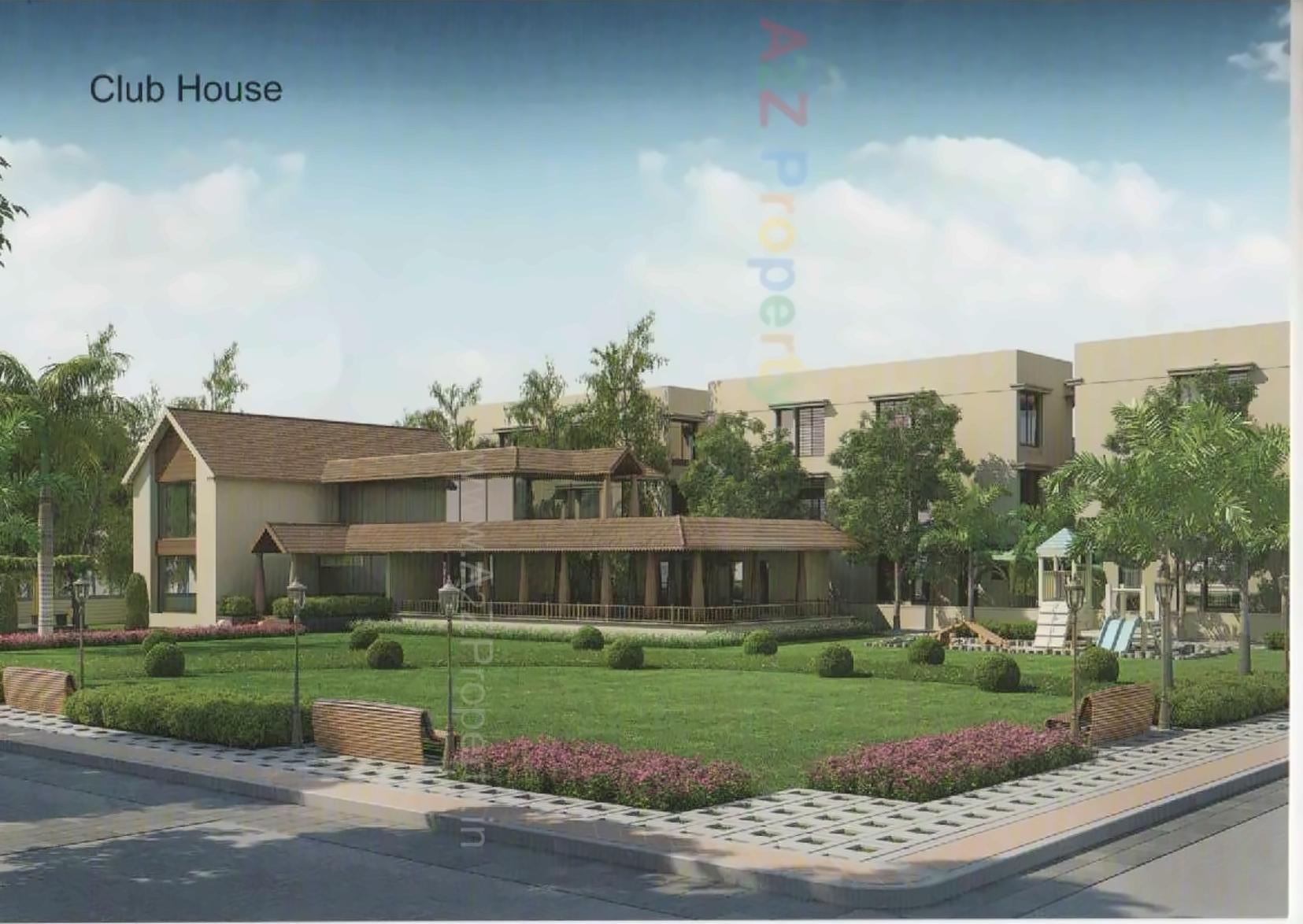 3D Elevation of real estate project Vicenza Vanakkam located at Kalali, Vadodara, Gujarat