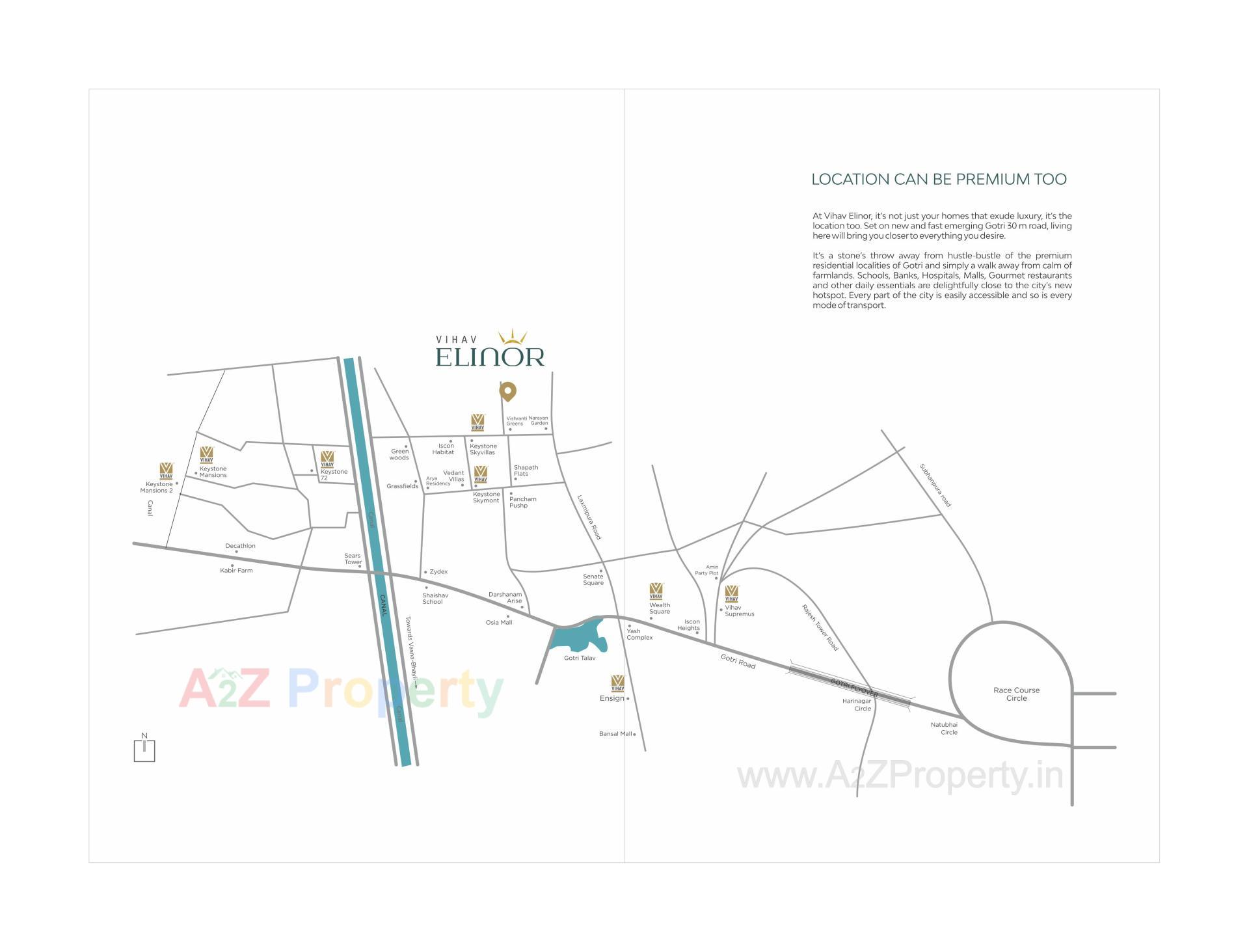  of real estate project Vihav Elinor located at Gotri, Vadodara, Gujarat