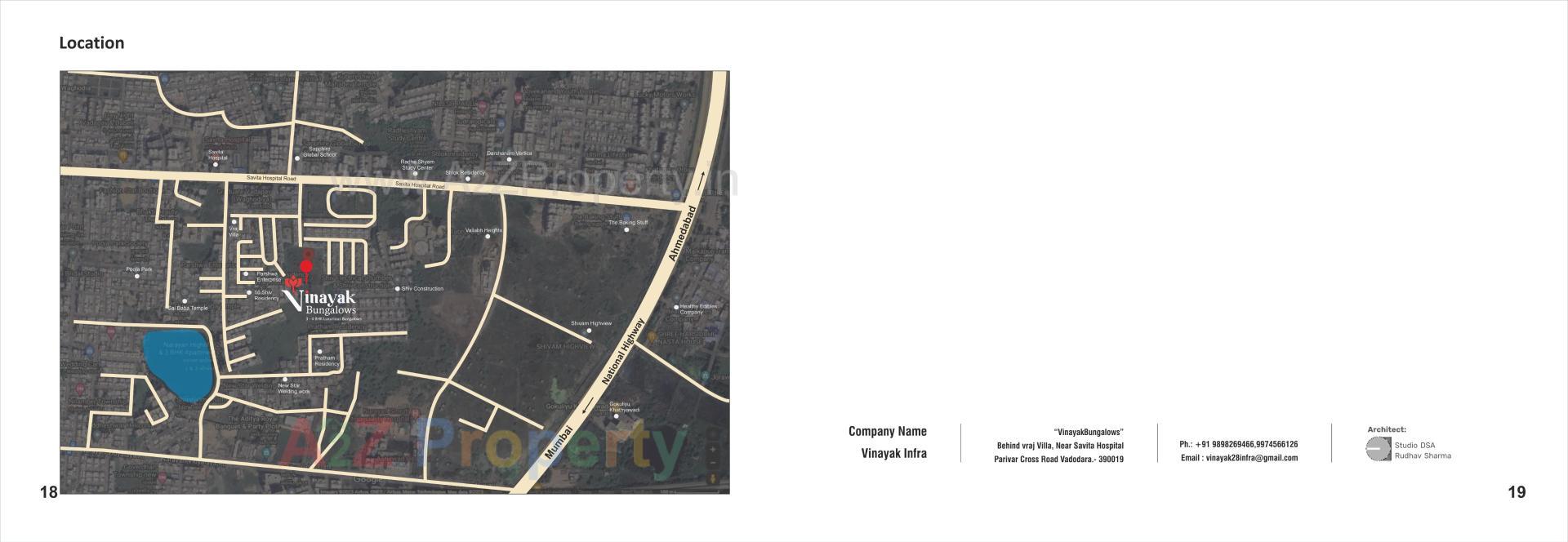  of real estate project Vinayak Bungalows located at Bapod, Vadodara, Gujarat