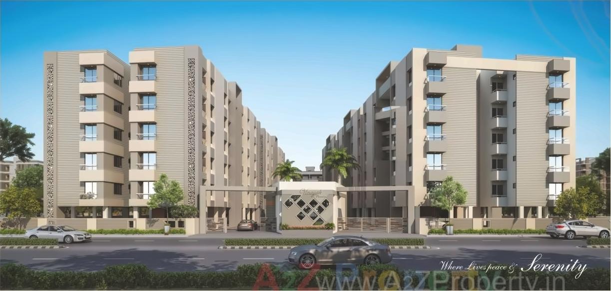 3D Elevation of real estate project Vinayak Paradise located at Sama, Vadodara, Gujarat