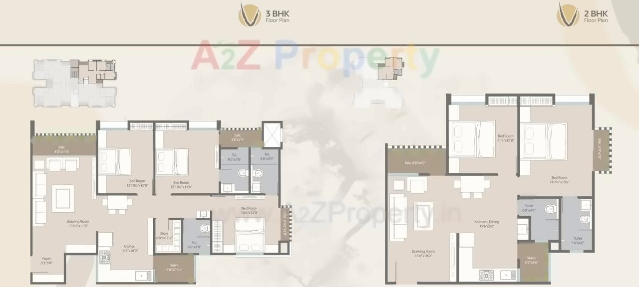 Layout of real estate project Vinayak Paradise located at Sama, Vadodara, Gujarat