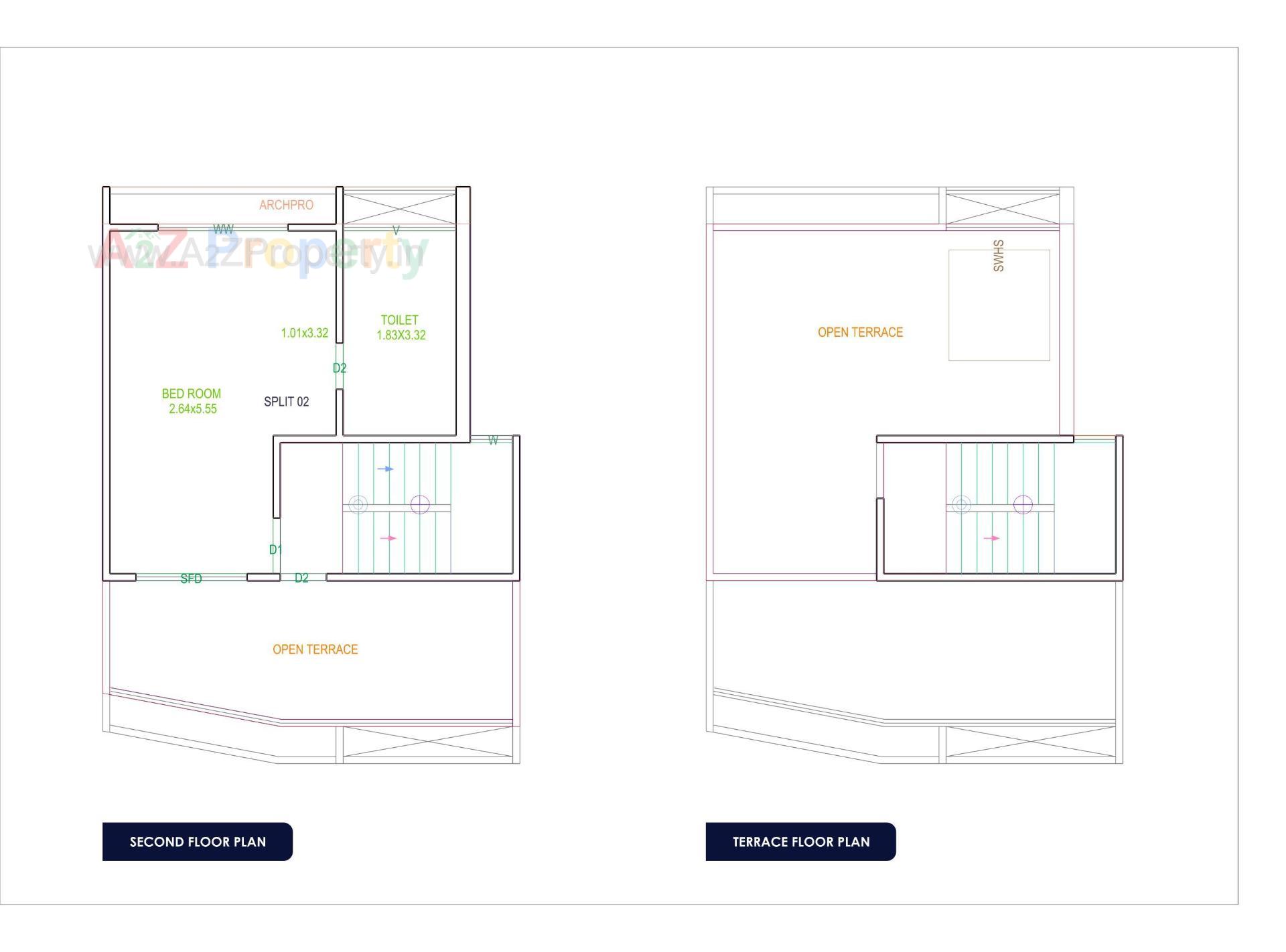 Layout of real estate project Vinayak Villa located at Ankhol, Vadodara, Gujarat