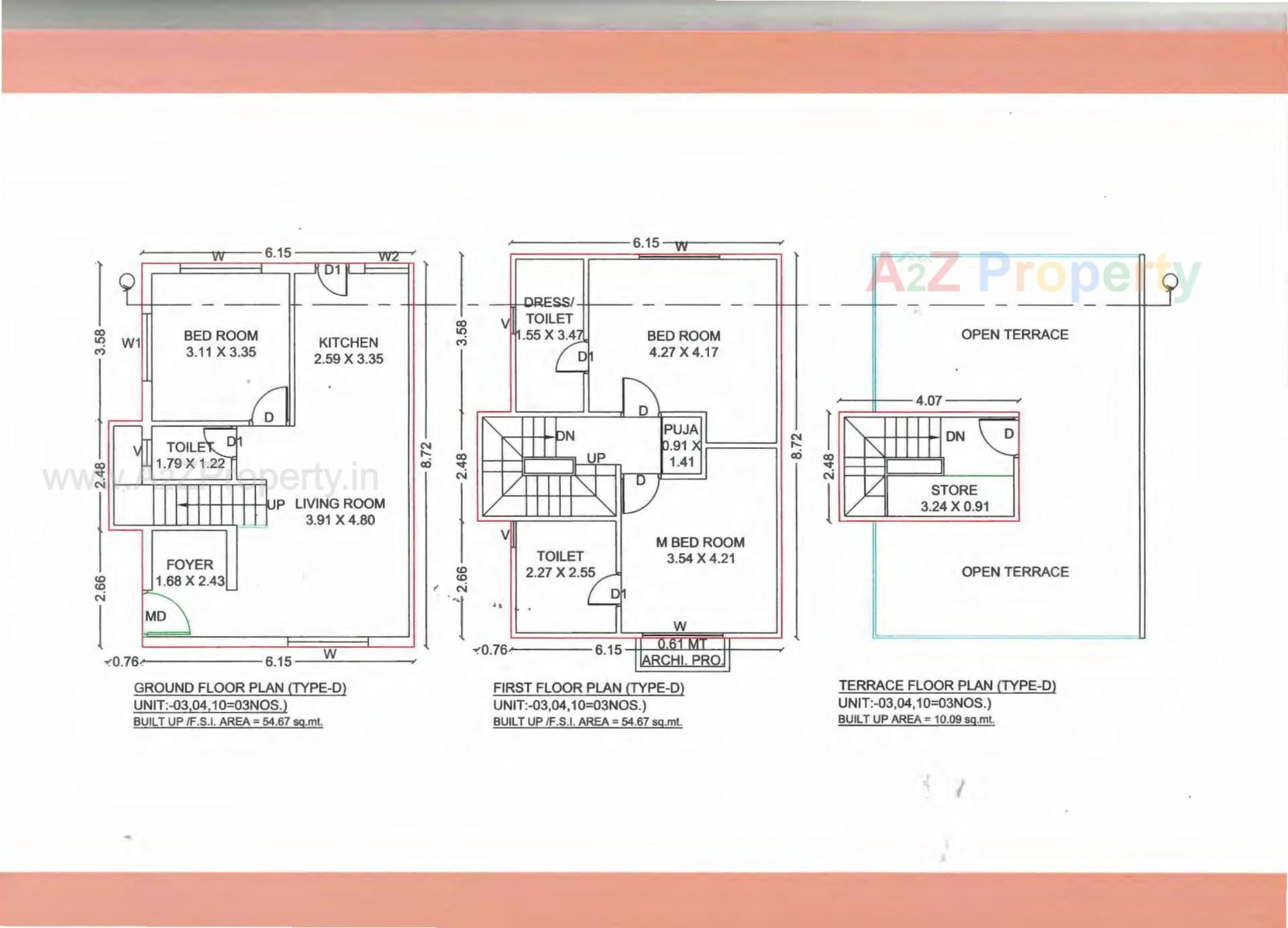 Layout of real estate project Vinayak Villa located at Kapurai, Vadodara, Gujarat