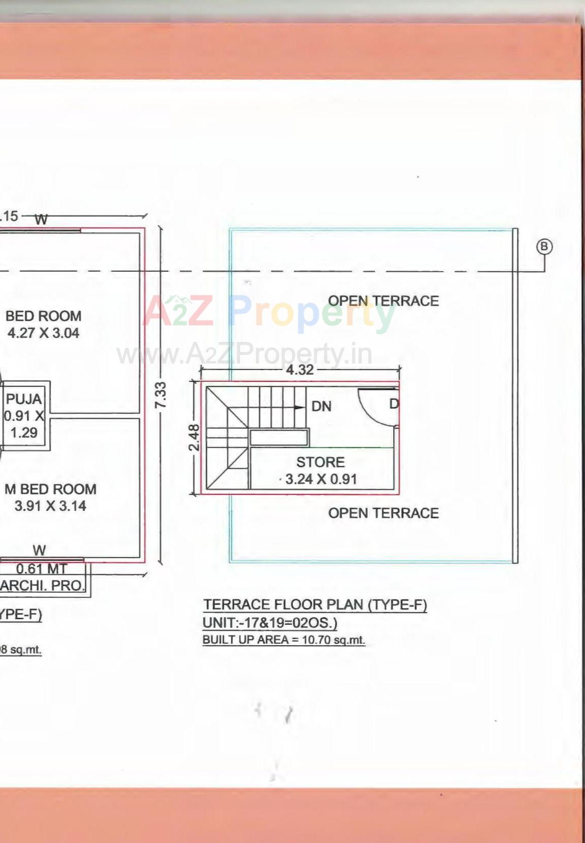 Layout of real estate project Vinayak Villa located at Kapurai, Vadodara, Gujarat
