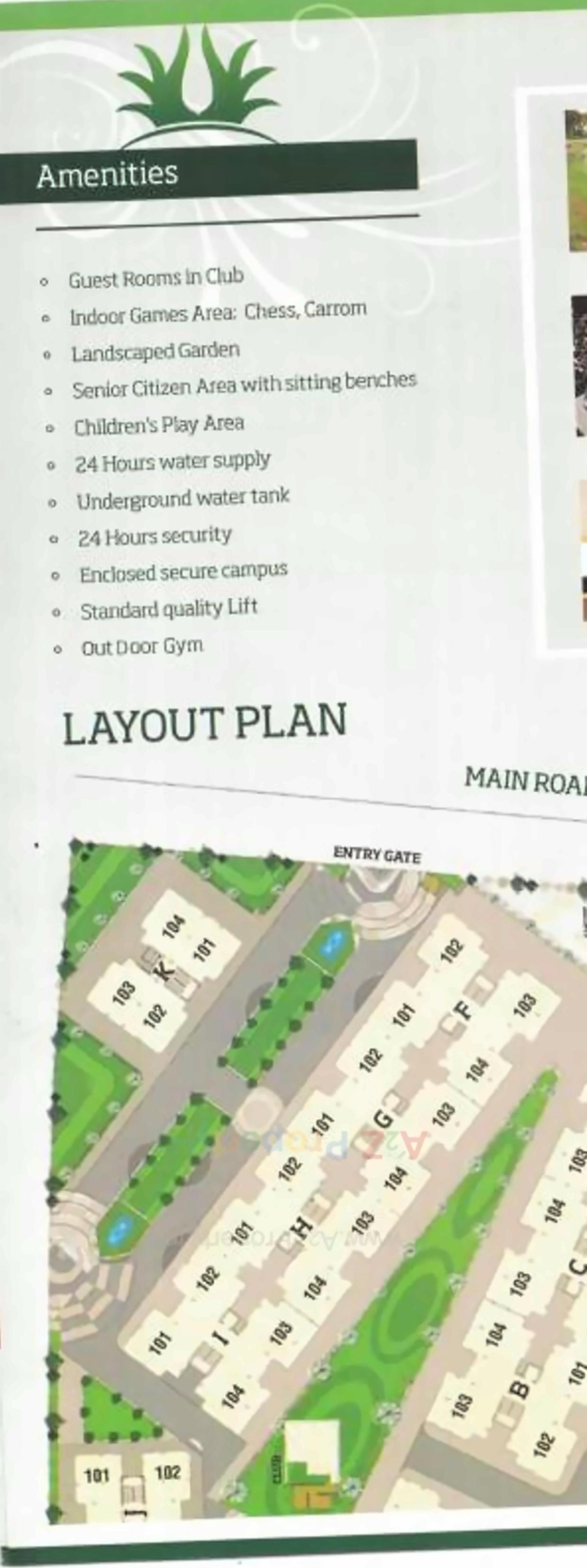 Layout of real estate project Viram located at Jambuva, Vadodara, Gujarat