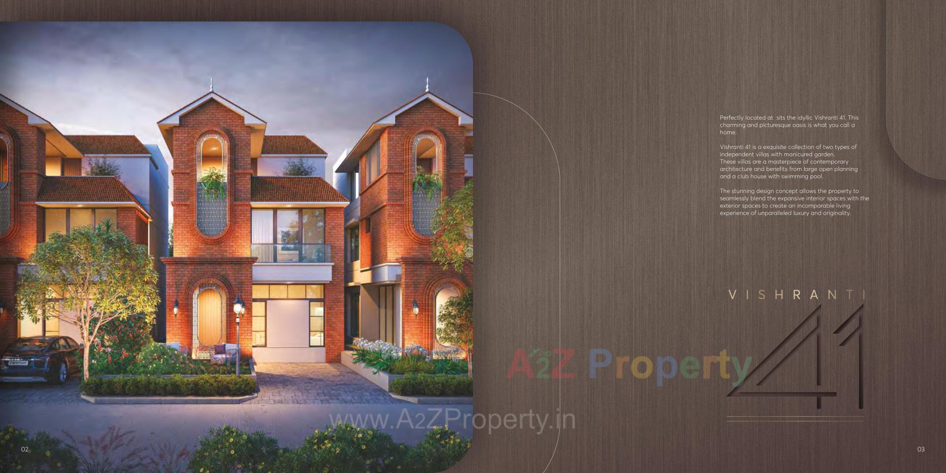 3D Elevation of real estate project Vishranti located at Gorwa, Vadodara, Gujarat