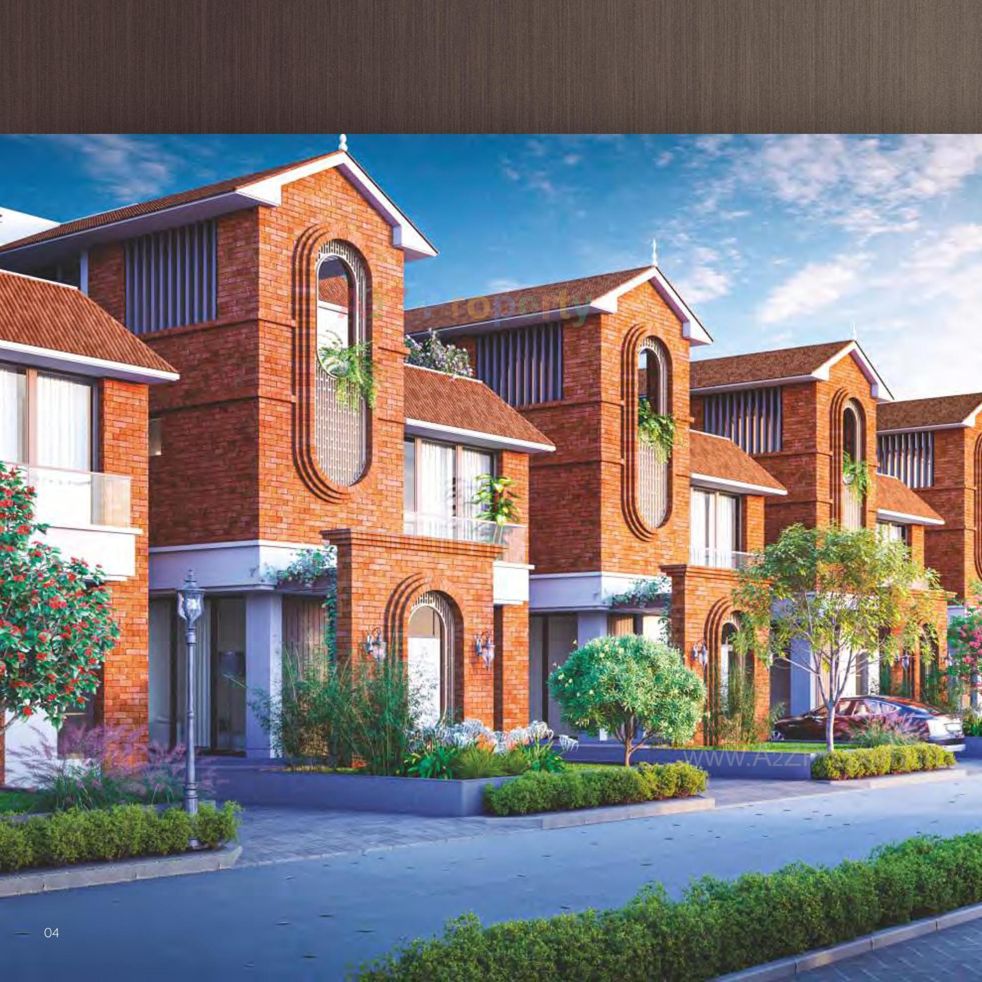 3D Elevation of real estate project Vishranti located at Gorwa, Vadodara, Gujarat