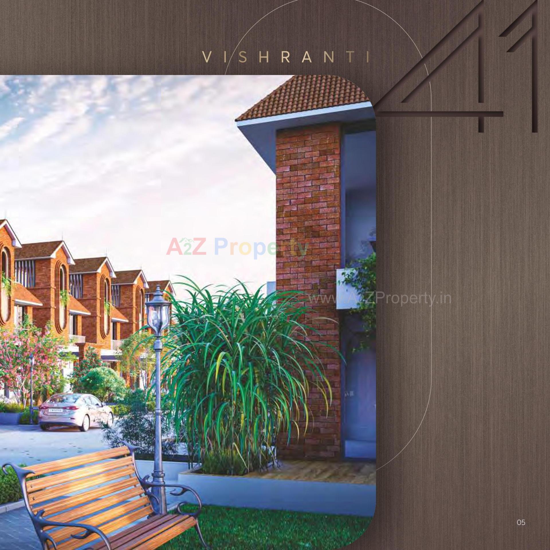 3D Elevation of real estate project Vishranti located at Gorwa, Vadodara, Gujarat