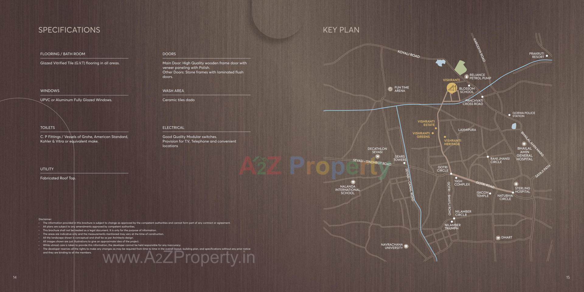  of real estate project Vishranti located at Gorwa, Vadodara, Gujarat