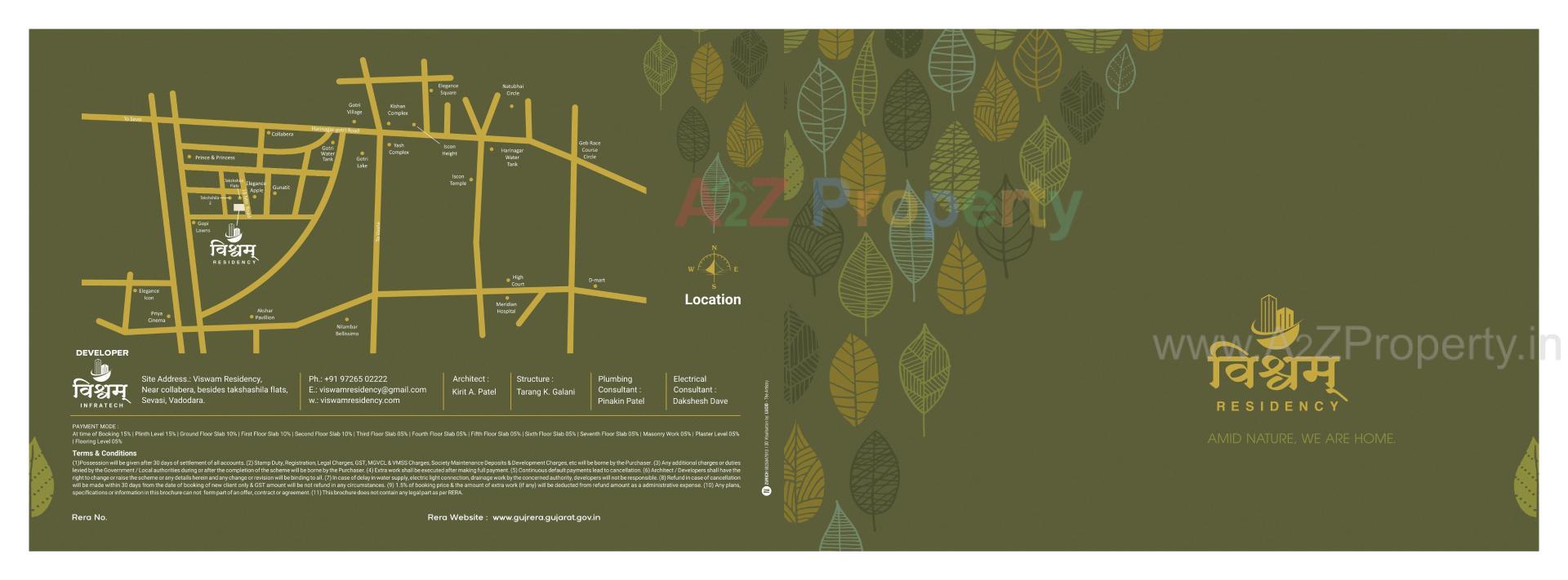  of real estate project Viswam Residency located at Sevasi, Vadodara, Gujarat