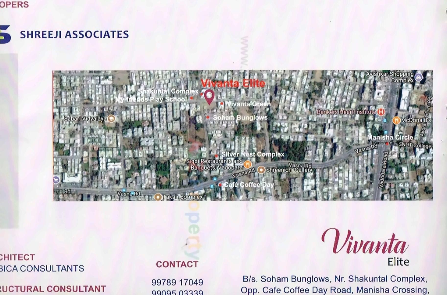  of real estate project Vivanta Elite located at Akota, Vadodara, Gujarat