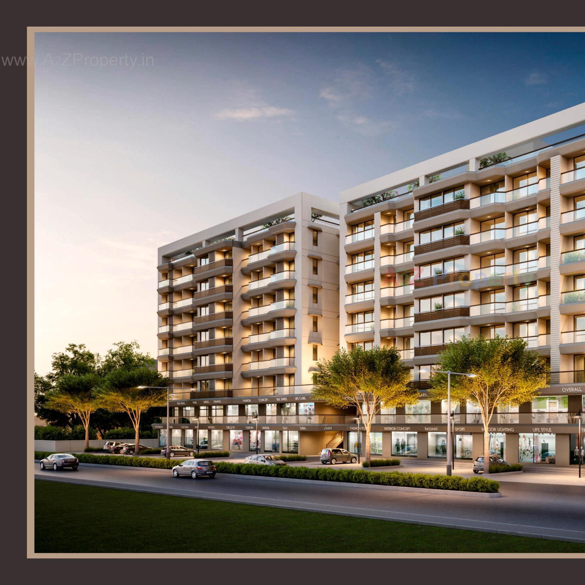 3D Elevation of real estate project Vivanta located at Vadodara, Vadodara, Gujarat