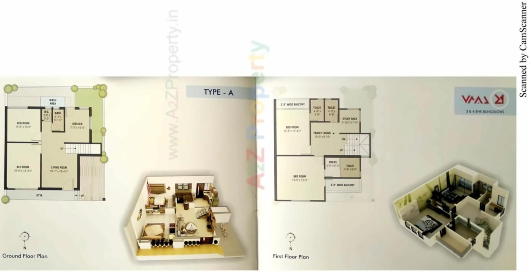 Layout of real estate project Vraj 21 Bunglows located at Nimetha, Vadodara, Gujarat