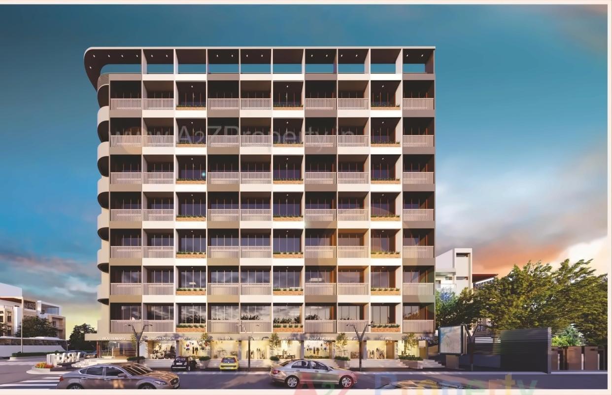 3D Elevation of real estate project Vraj Avenue located at Bapod, Vadodara, Gujarat