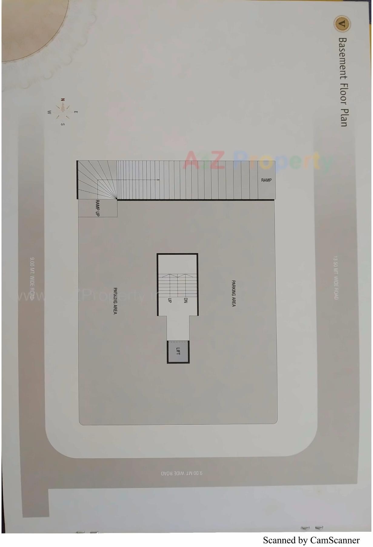 Layout of real estate project Vraj Icon located at Kasba, Vadodara, Gujarat