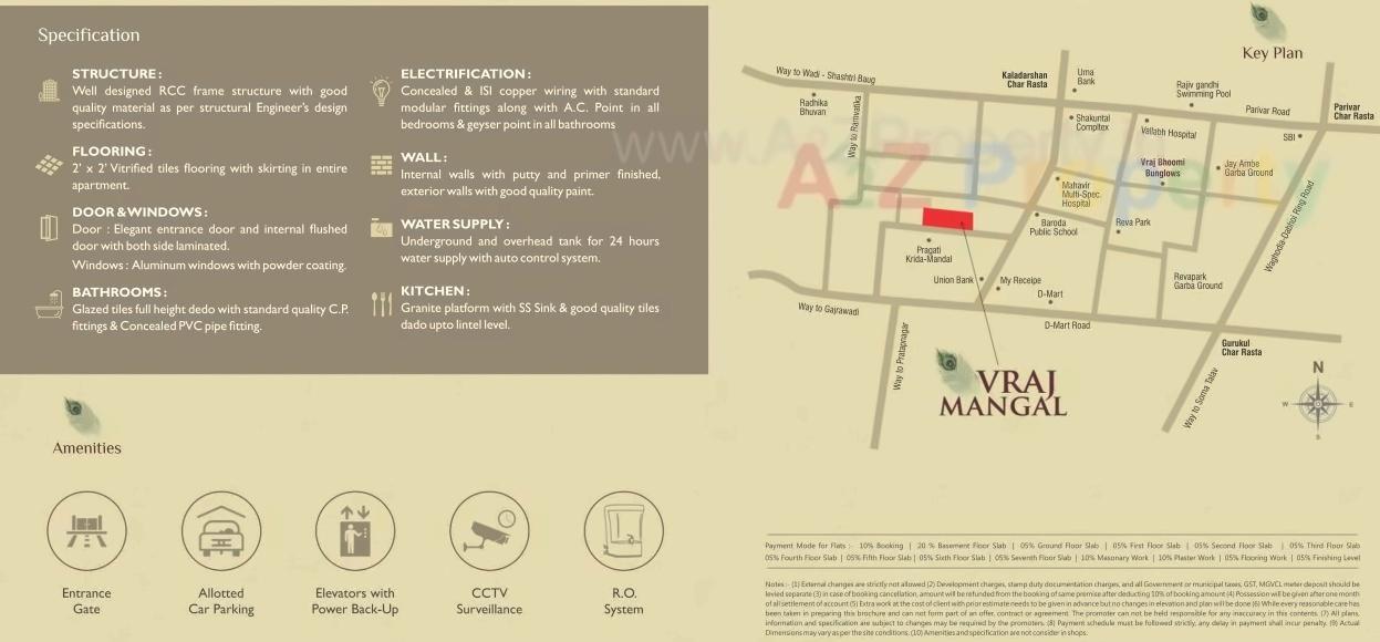  of real estate project Vraj Mangal located at Danteshwar, Vadodara, Gujarat