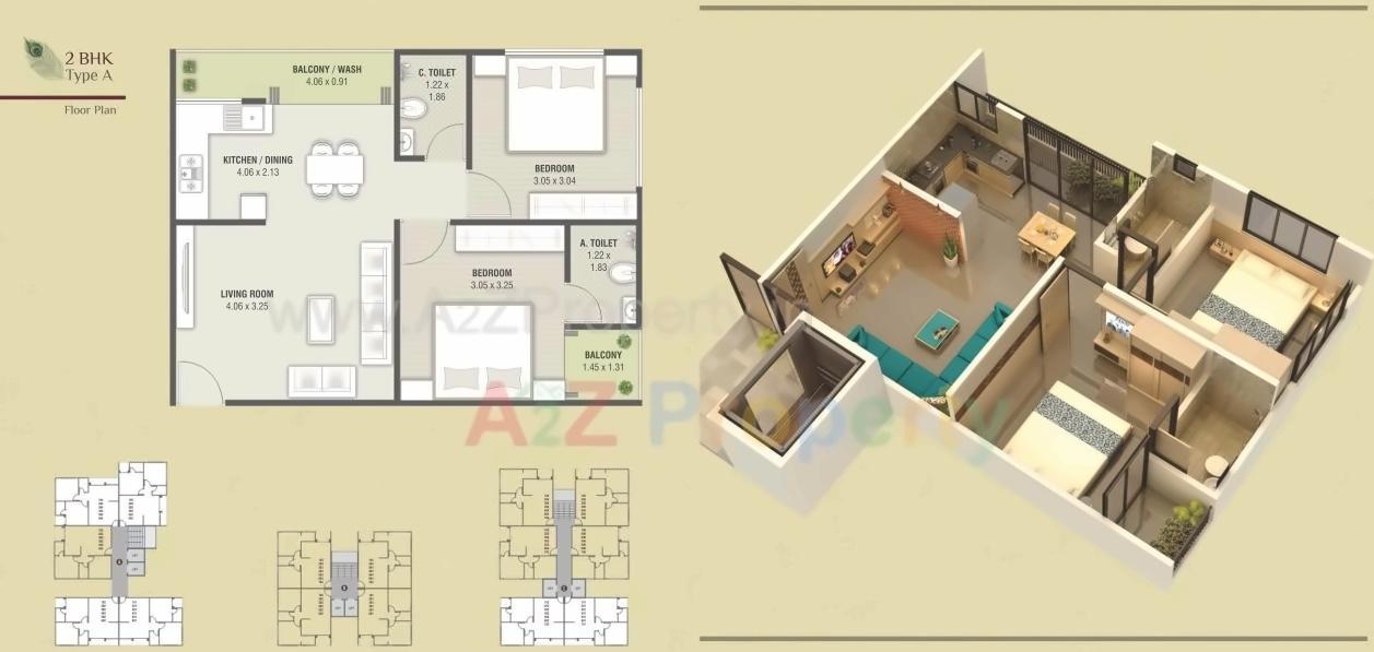 Layout of real estate project Vraj Mangal located at Danteshwar, Vadodara, Gujarat