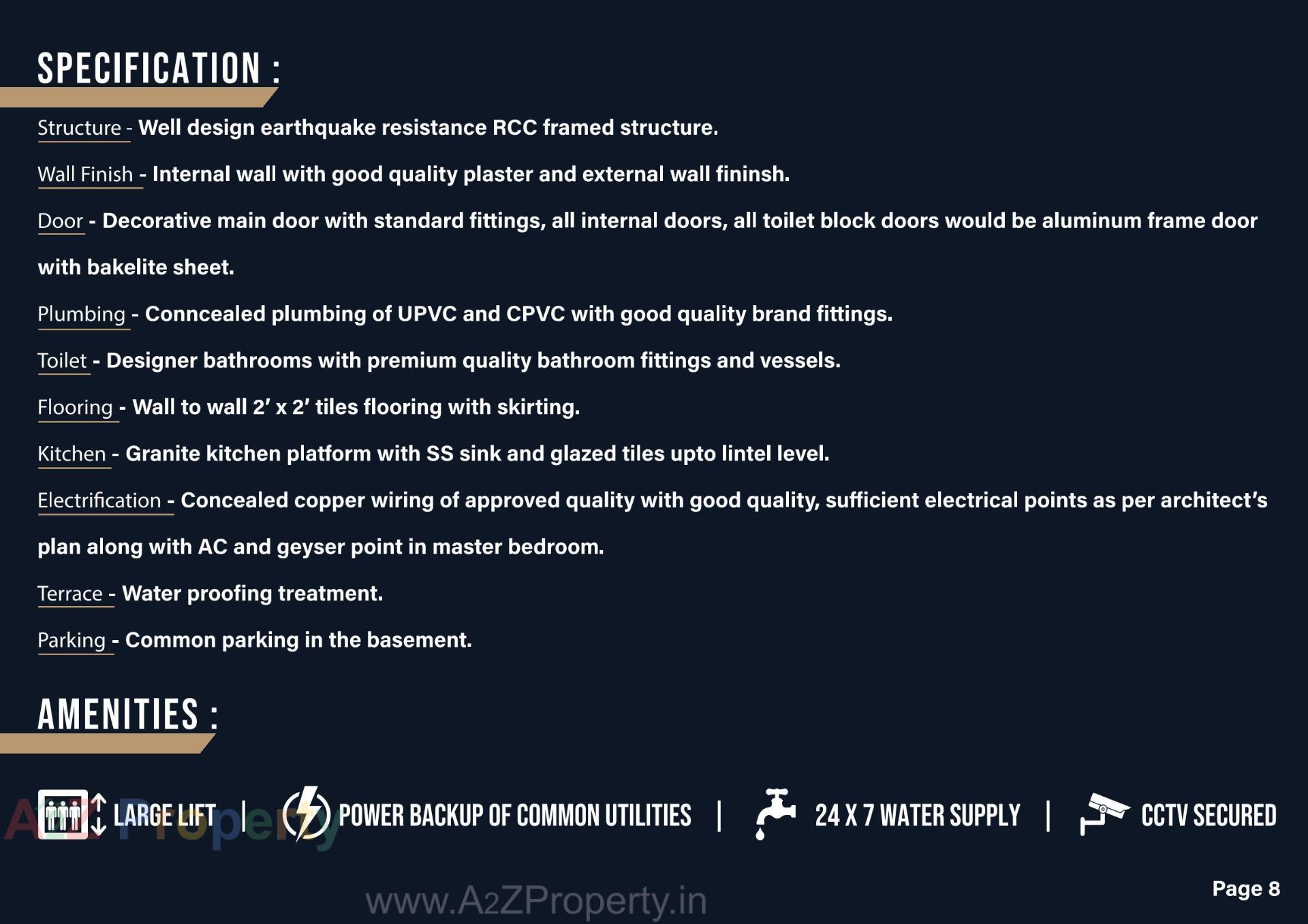  of real estate project Vraj Platinum located at Kasba, Vadodara, Gujarat