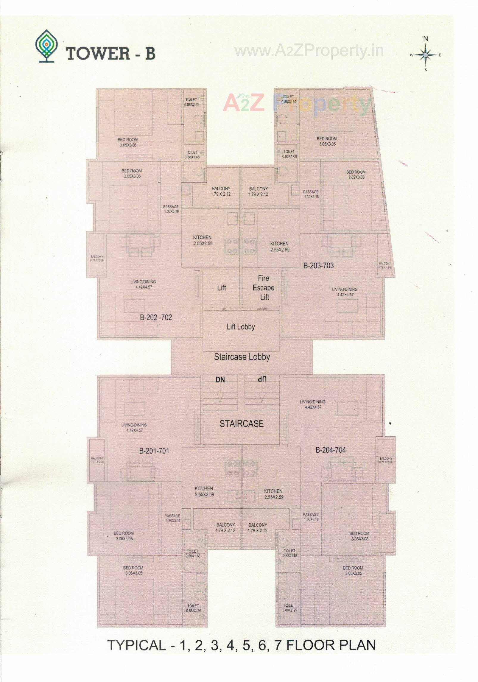 Layout of real estate project Vraj Resicom Plaza located at Danteshwar, Vadodara, Gujarat