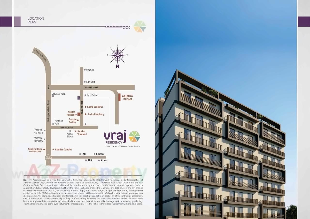  of real estate project Vraj Residency located at Jambuwa--makarpura, Vadodara, Gujarat